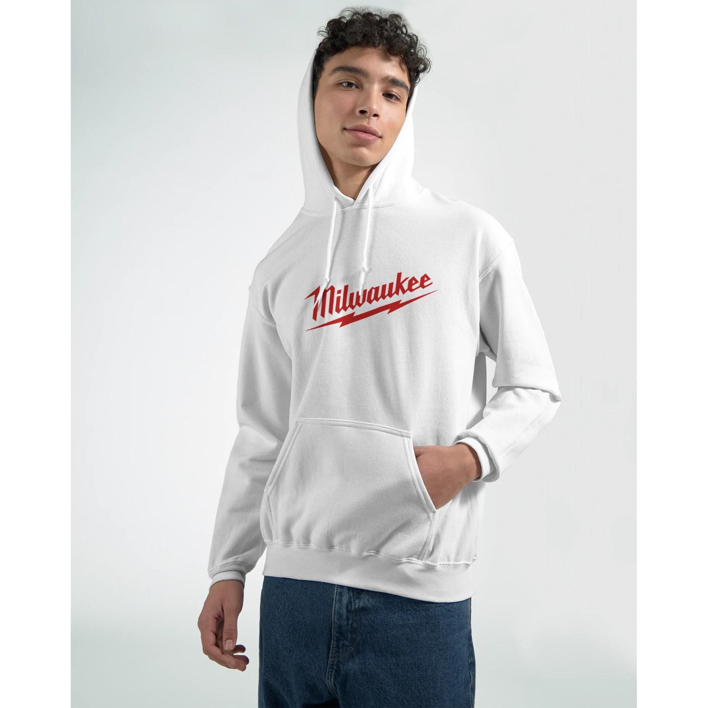 Milwaukee Girl Hoodie, Milwaukee Tools Adult Unisex College Hoodie, Hot Girl Mechanic Sweatshirt, Gift for Mechanics, Garage Work Pullover