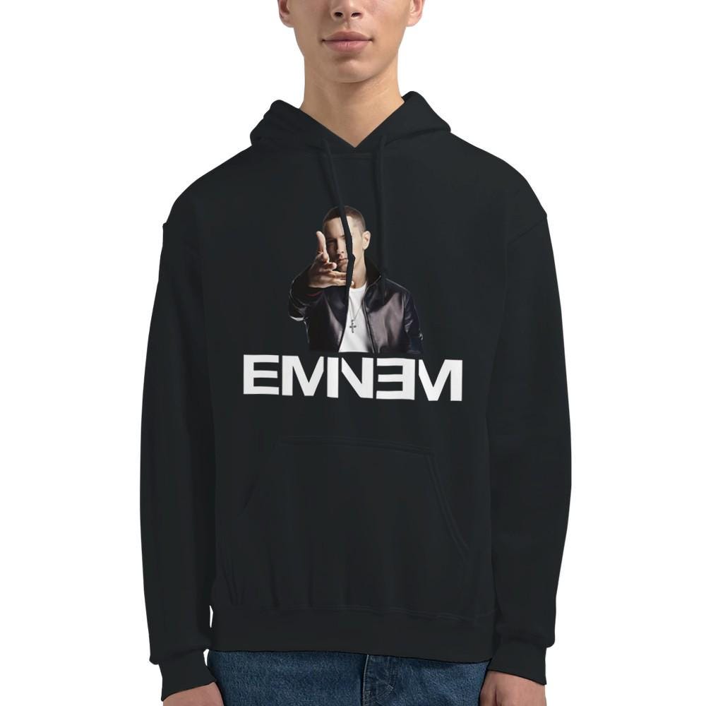 Eminem Rap God Unisex Hoodie Adult, Eminem Vintage Inspired Hoodie, Gildan 18500, Eminem Retro Adult Hoodie, Slim Shady Merch,Birthday Gift