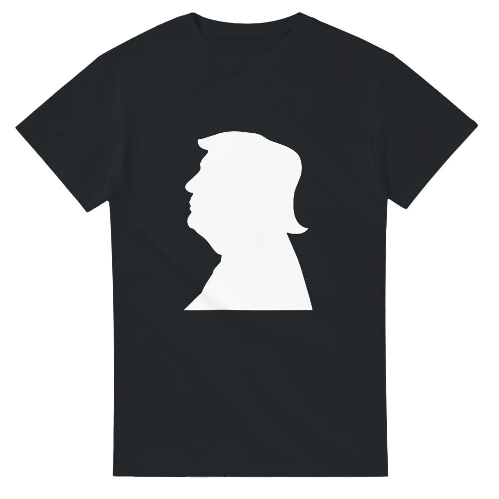 Trump Shirt Silhouette, Trump 2024, You Missed, Gildan 5000 Heavyweight High Quality Unisex Crewneck T-shirt