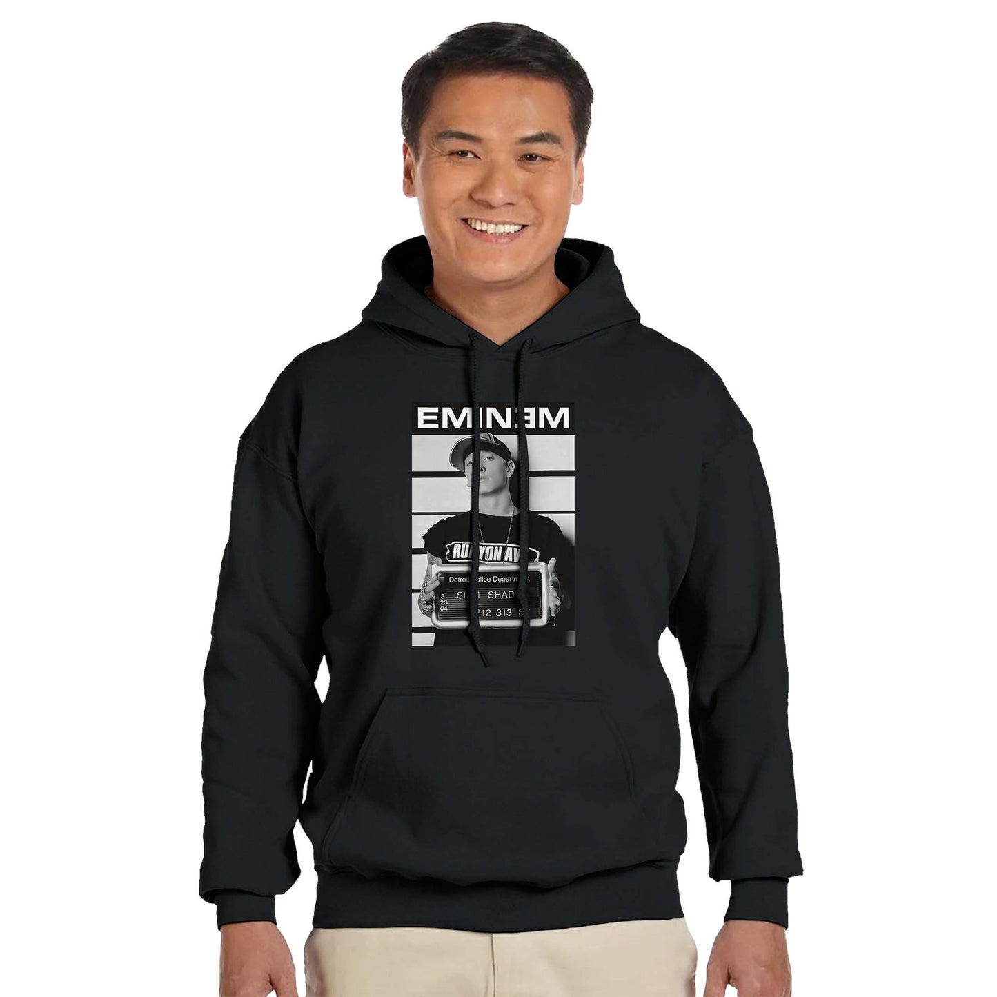 Eminem Merchandise Rap God Unisex Hoodie Adult, Eminem Vintage Inspired Hoodie, Gildan 18500, Eminem Retro Adult Hoodie, Birthday Gift