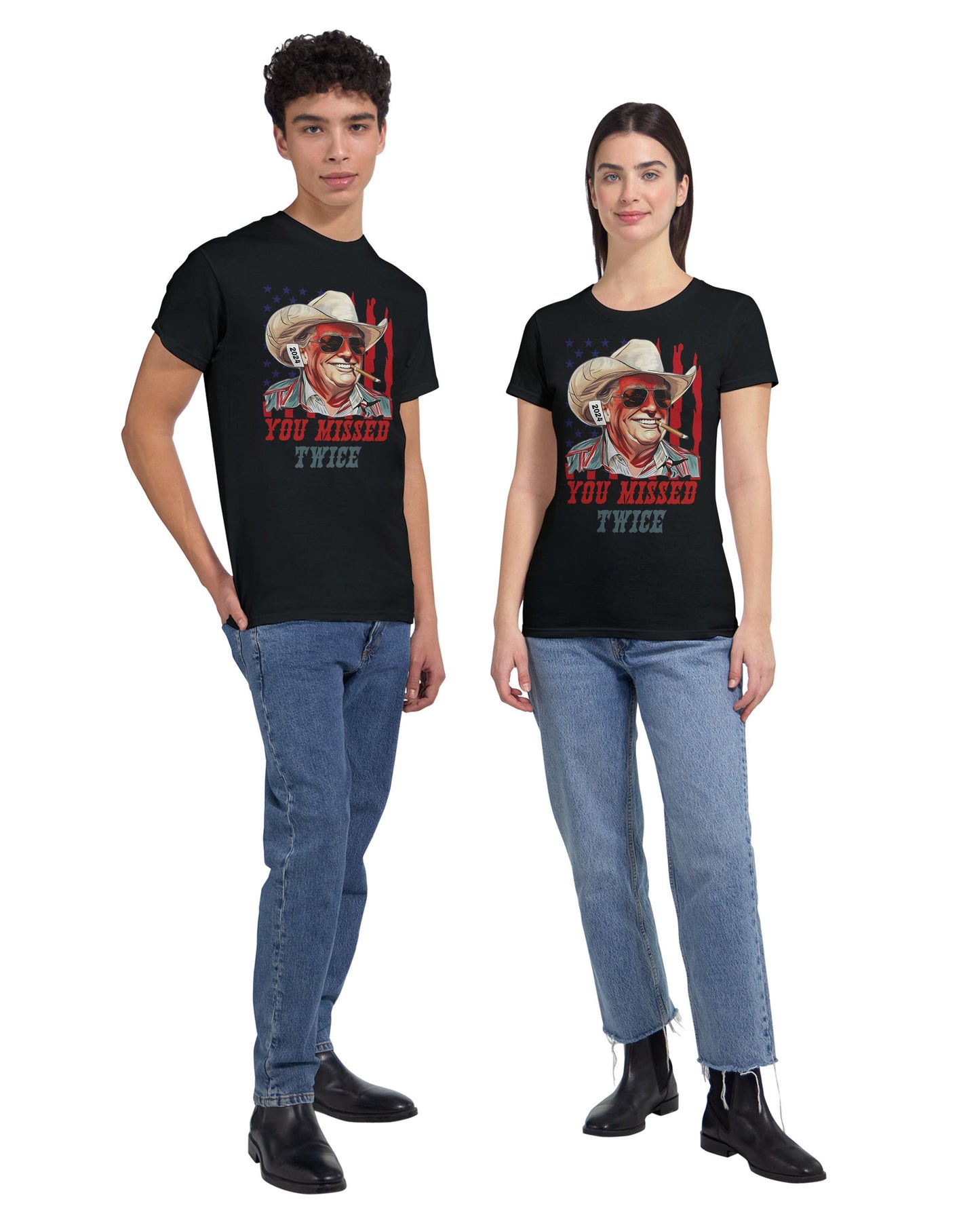 Trump You Missed Shirt, Gildan 5000 Heavyweight High Quality Unisex Crewneck T-shirt