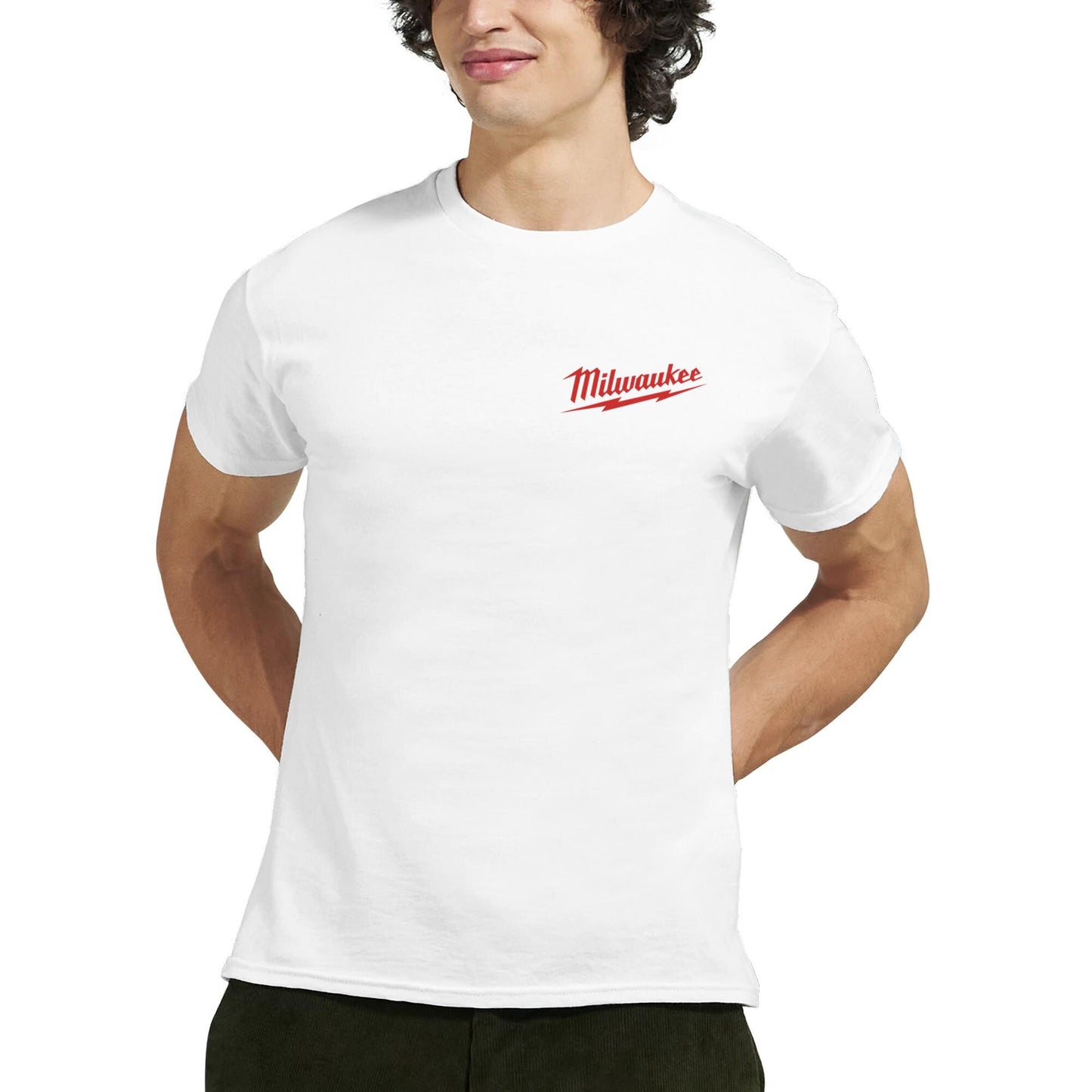 Milwaukee Girl Shirt, Milwaukee Tools Adult Unisex College Tshirt, Hot Girl Mechanic T-shirt, Gift for Mechanics, Garage Work T Shirt