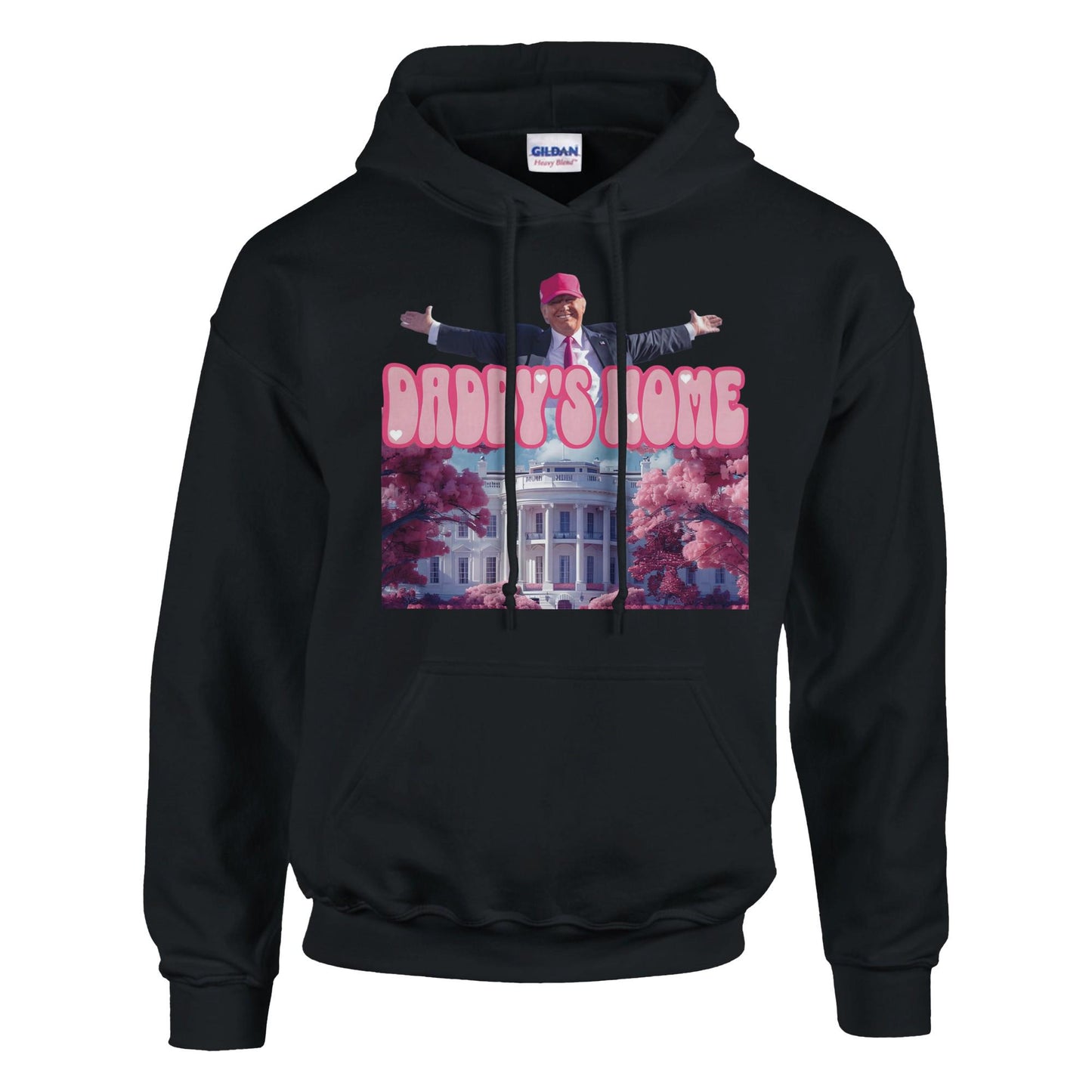 Daddy's Home Hoodie, White House Trump 2024 Sweatshirt, Gift for Republican, President Trump Shirt, Funny Trump Shirt, MAGA Tees