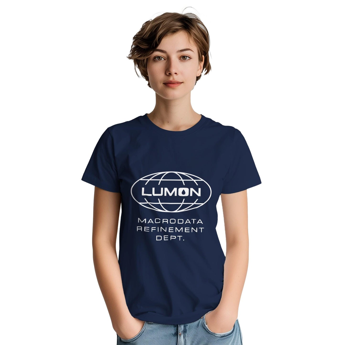 Macrodata Refinement Lumon T-Shirt, Lumon Industries Company Tee Shirt, Gildan 5000 Premium Heavyweight Lumon Shirt