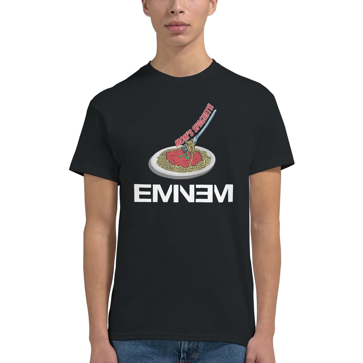 Eminem Mom's Spaghetti Shirt Rap God Unisex Adult Gildan, Eminem Vintage Inspired Shirt, Hip Hop Icon Shirt, Slim Shady Merch