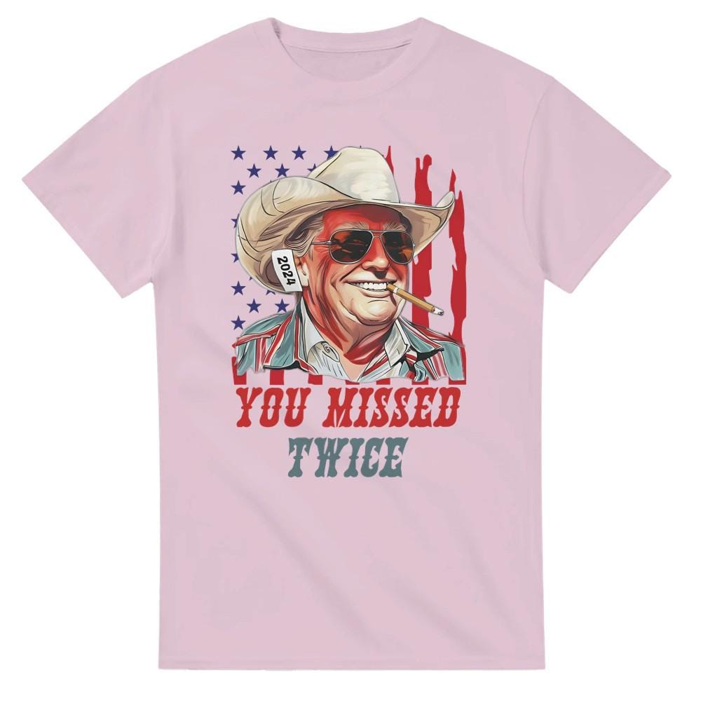 Trump You Missed Shirt, Gildan 5000 Heavyweight High Quality Unisex Crewneck T-shirt