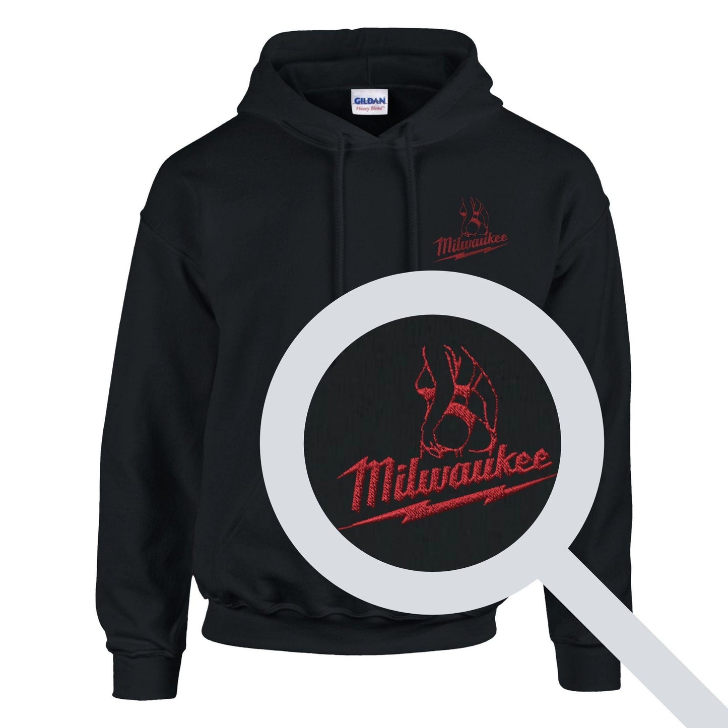 Milwaukee Girl Embroidery Hoodie, Milwaukee Tools Adult Unisex College Hoodie, Hot Girl Mechanic Sweatshirt, Gift for Mechanics, Garage Work