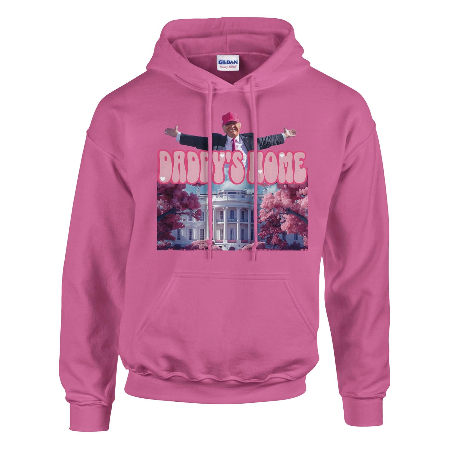 Daddy's Home Hoodie, White House Trump 2024 Sweatshirt, Gift for Republican, President Trump Shirt, Funny Trump Shirt, MAGA Tees