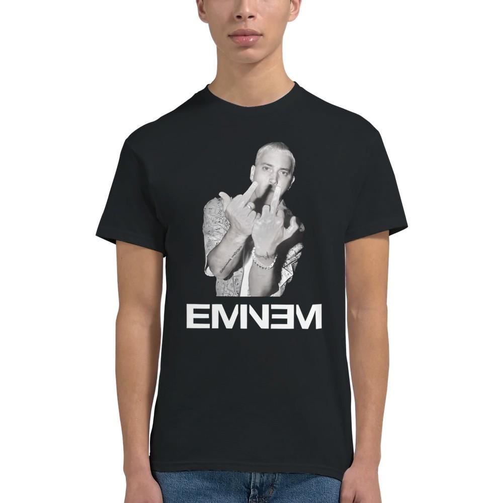 Eminem Middle Finger T-shirt, Eminem Shirt, Real Slim Shady T-Shirt, Gift For Him, Gift For Her