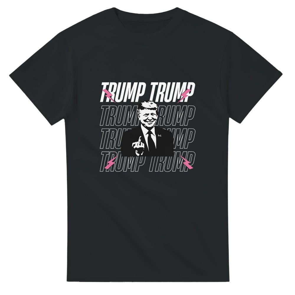 Trump Shirt Middle Finger, Gildan 5000 Heavyweight High Quality Unisex Crewneck T-shirt