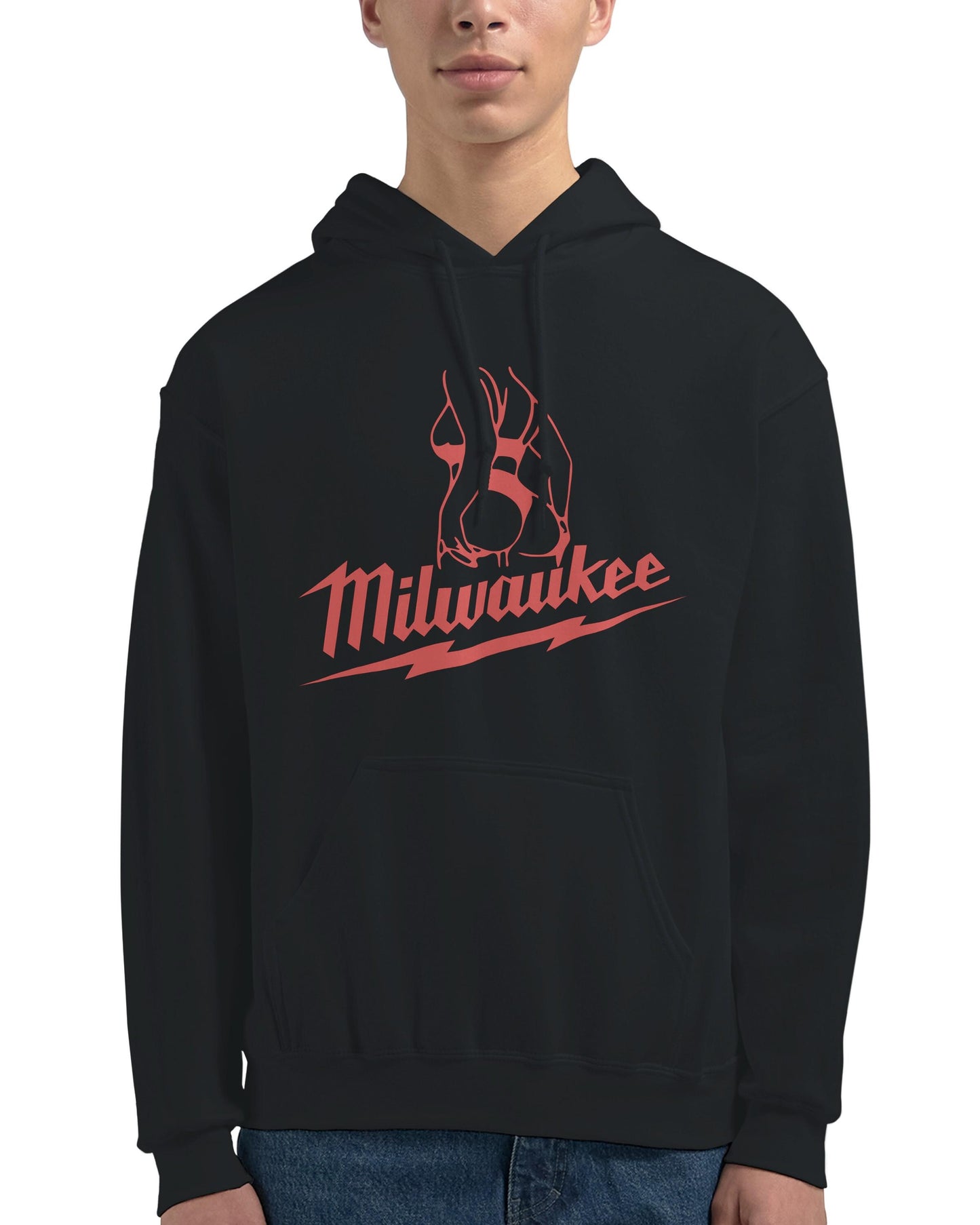 Milwaukee Girl Hoodie, Milwaukee Tools Adult Unisex College Hoodie, Hot Girl Mechanic Sweatshirt, Gift for Mechanics, Garage Work Pullover