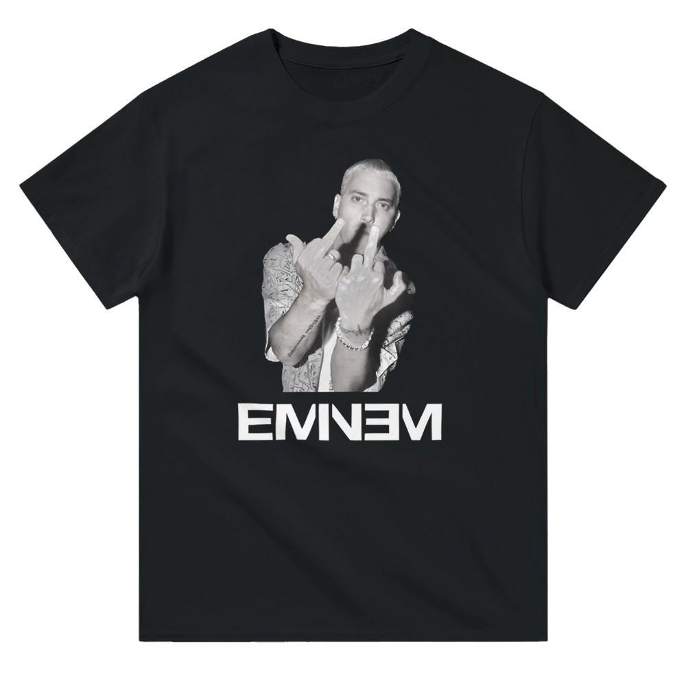 Eminem Middle Finger T-shirt, Eminem Shirt, Real Slim Shady T-Shirt, Gift For Him, Gift For Her
