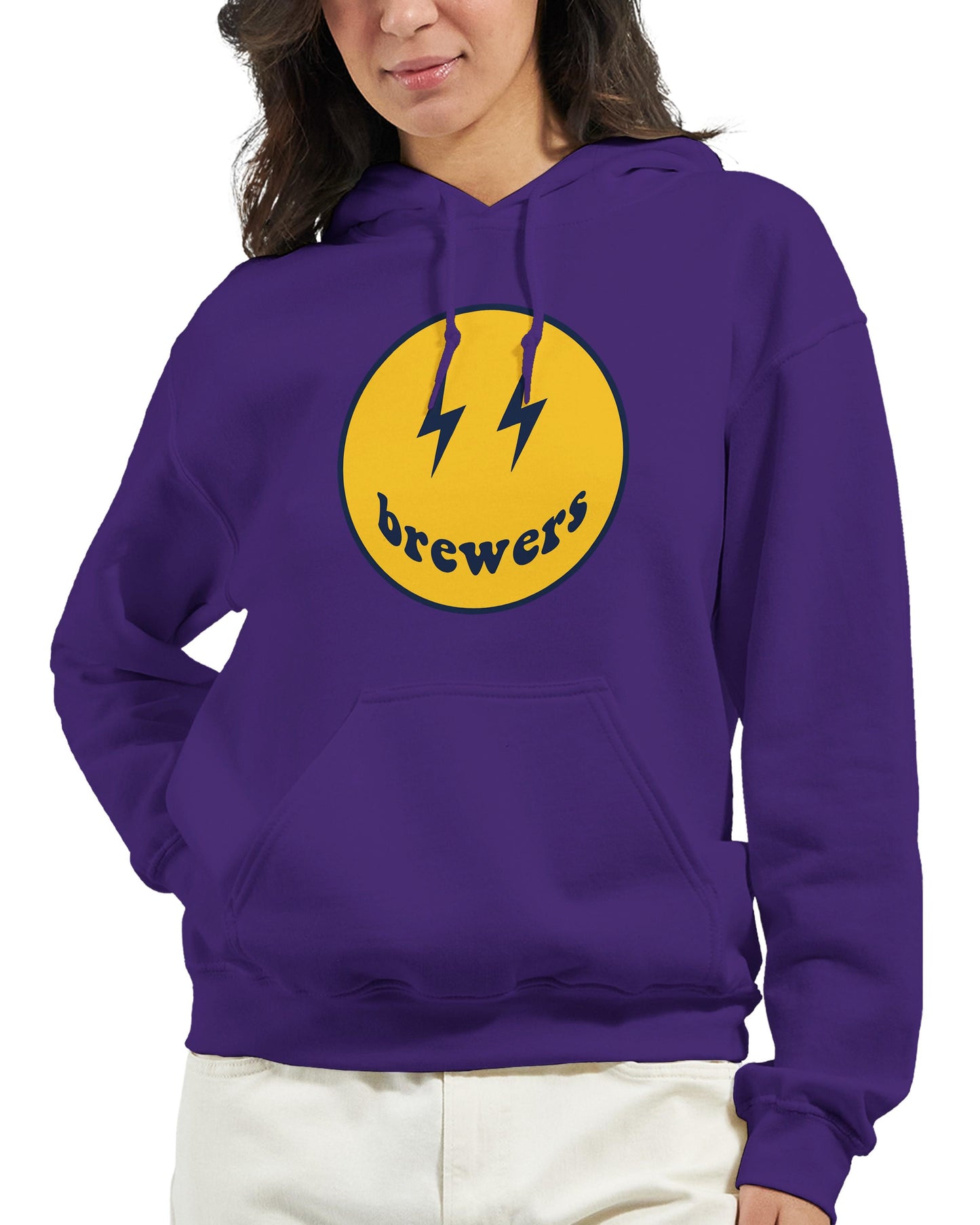 Milwaukee Brewers Womens Unisex Hoodie, Baseball Fun Gift, Trendy Pullover Sweatshirt