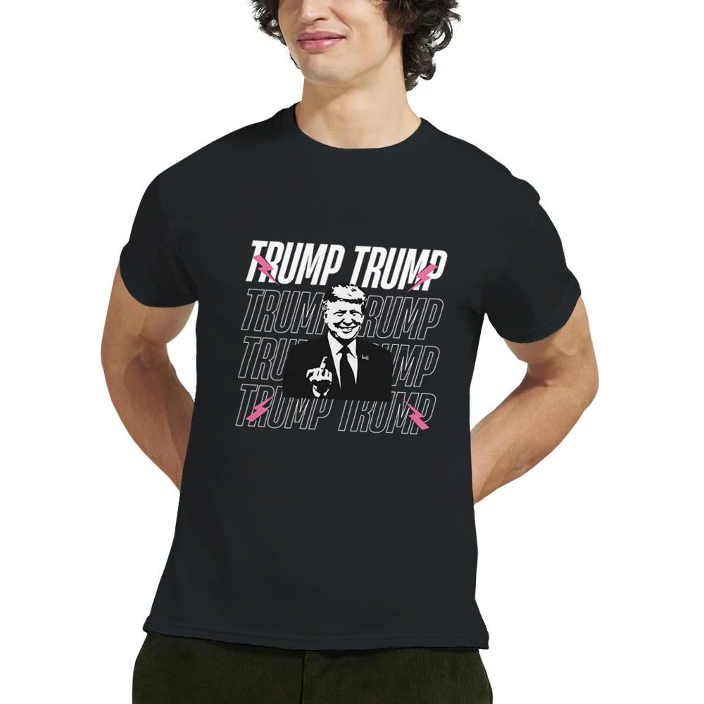 Trump Shirt Middle Finger, Gildan 5000 Heavyweight High Quality Unisex Crewneck T-shirt