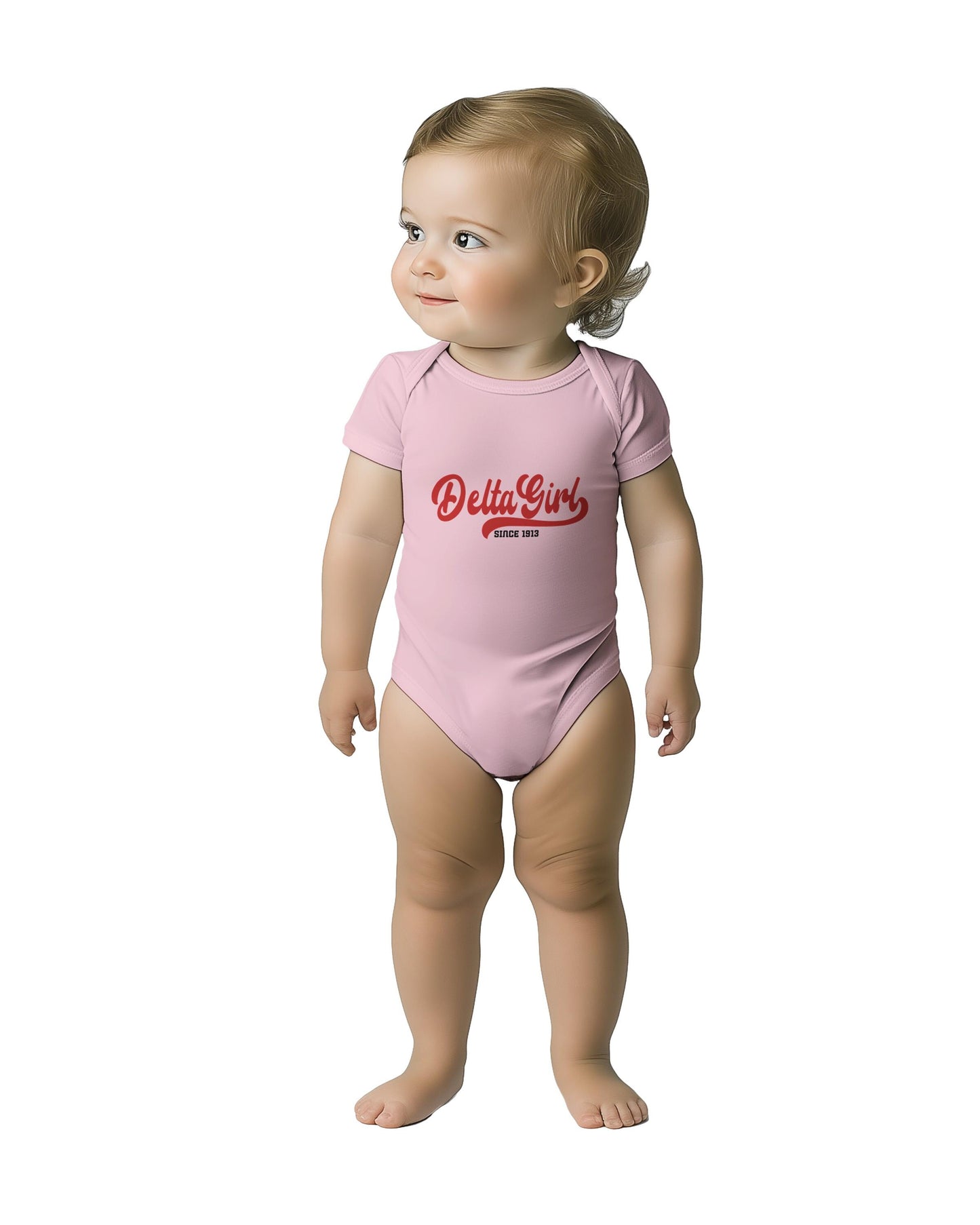 Delta Girl Baby Onesie, Unique Toddler Birthday Bodysuit Gift, Funny Outfit