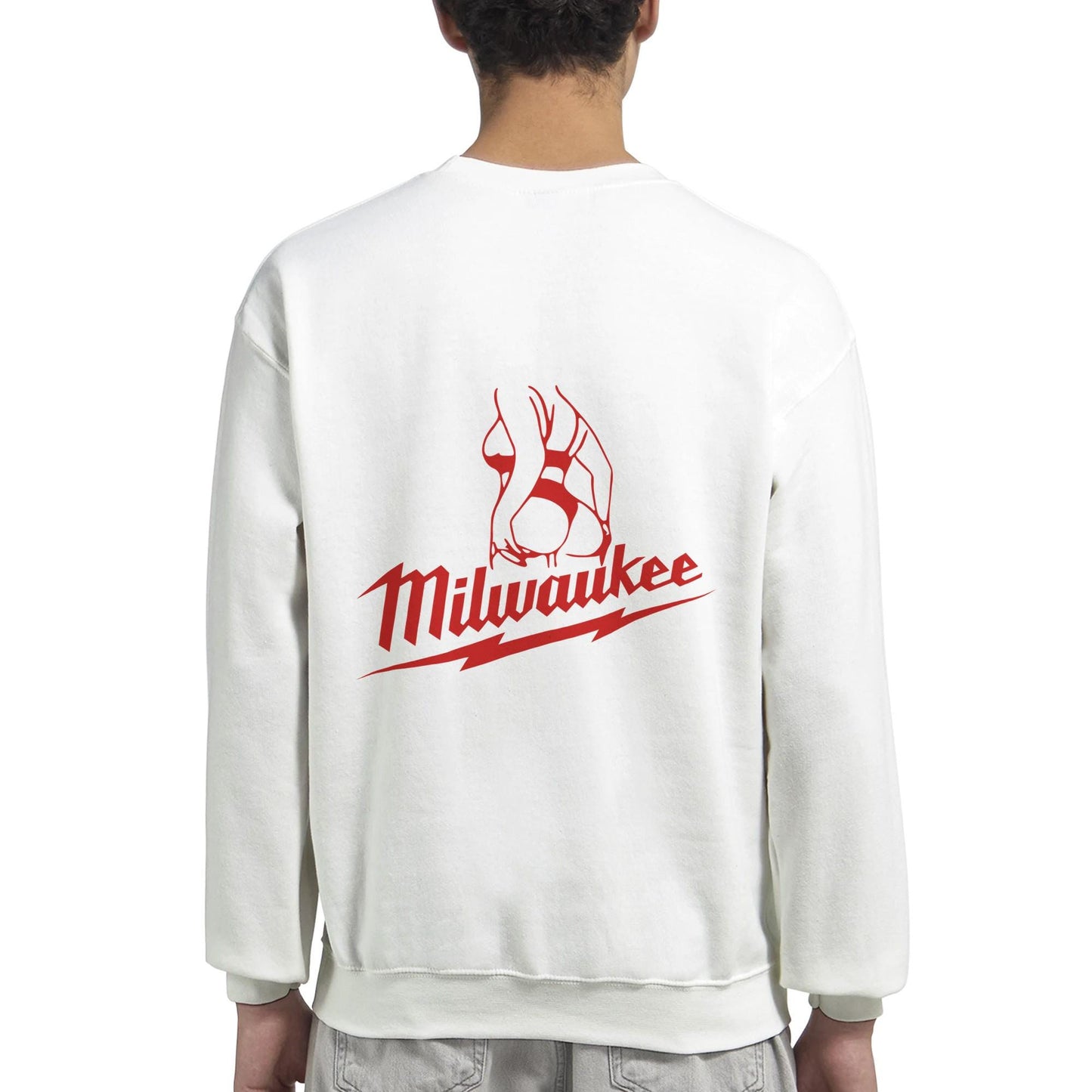Milwaukee Girl Sweatshirt, Milwaukee Tools Adult Unisex College Sweatshirt, Hot Girl Mechanic Sweatshirt, Gift for Mechanics