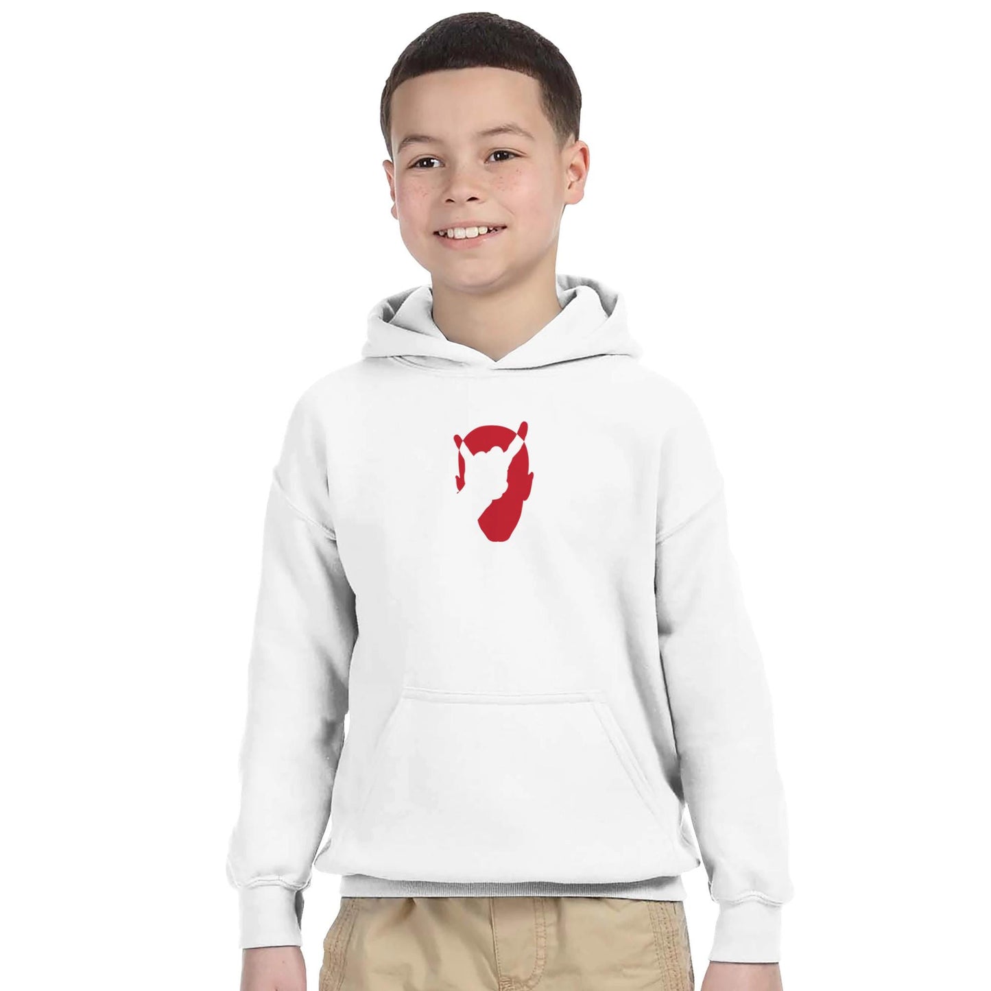 Youth Eminem Devil Horn Rap God Unisex Hoodie, Eminem Vintage Inspired Hoodie, Gildan 18500B, Eminem Retro, Slim Shady Merch,Birthday Gift