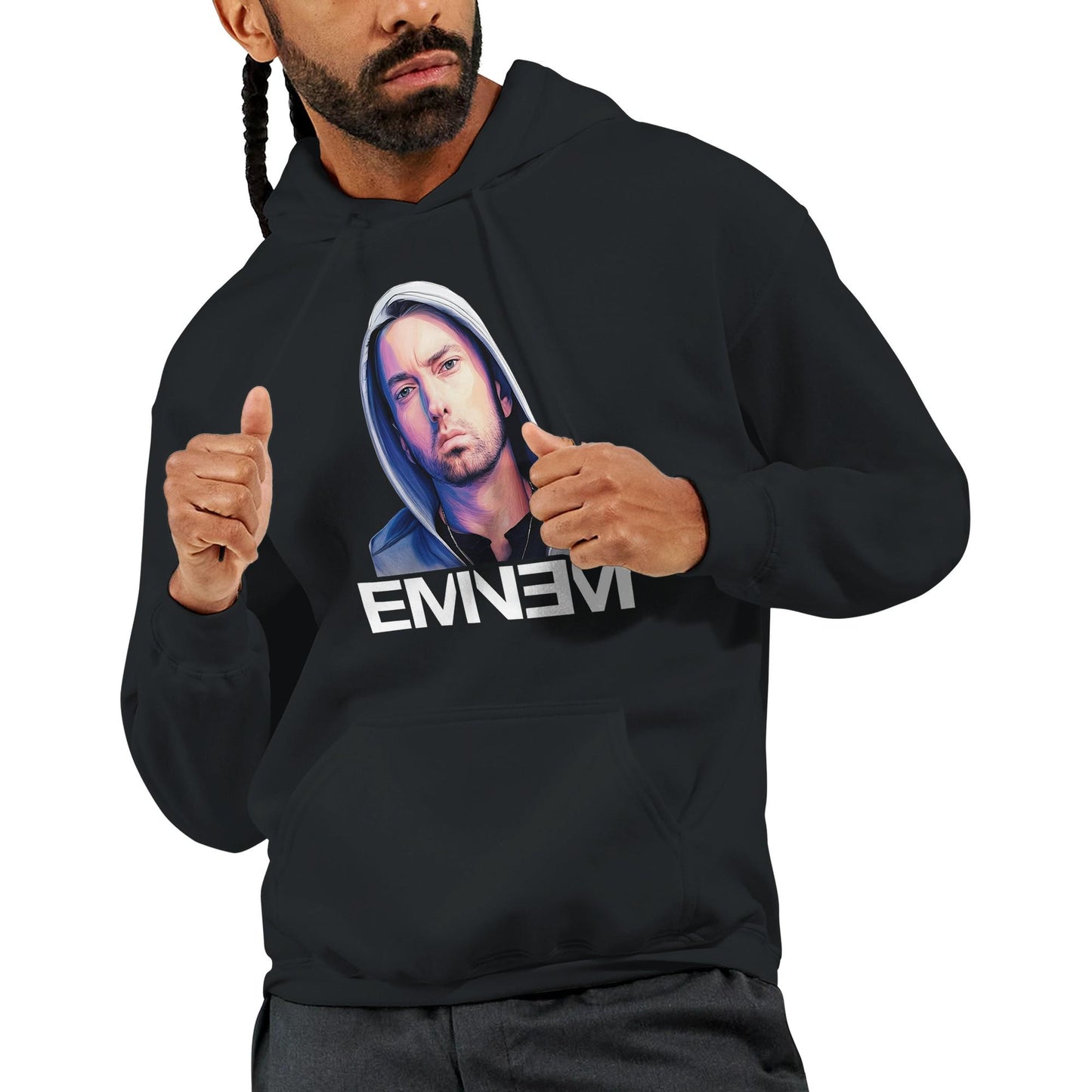 Eminem Rap God Unisex Hoodie Adult, Eminem Vintage Inspired Hoodie, Gildan 18500, Eminem Retro Adult Hoodie, Slim Shady Merch,Birthday Gift