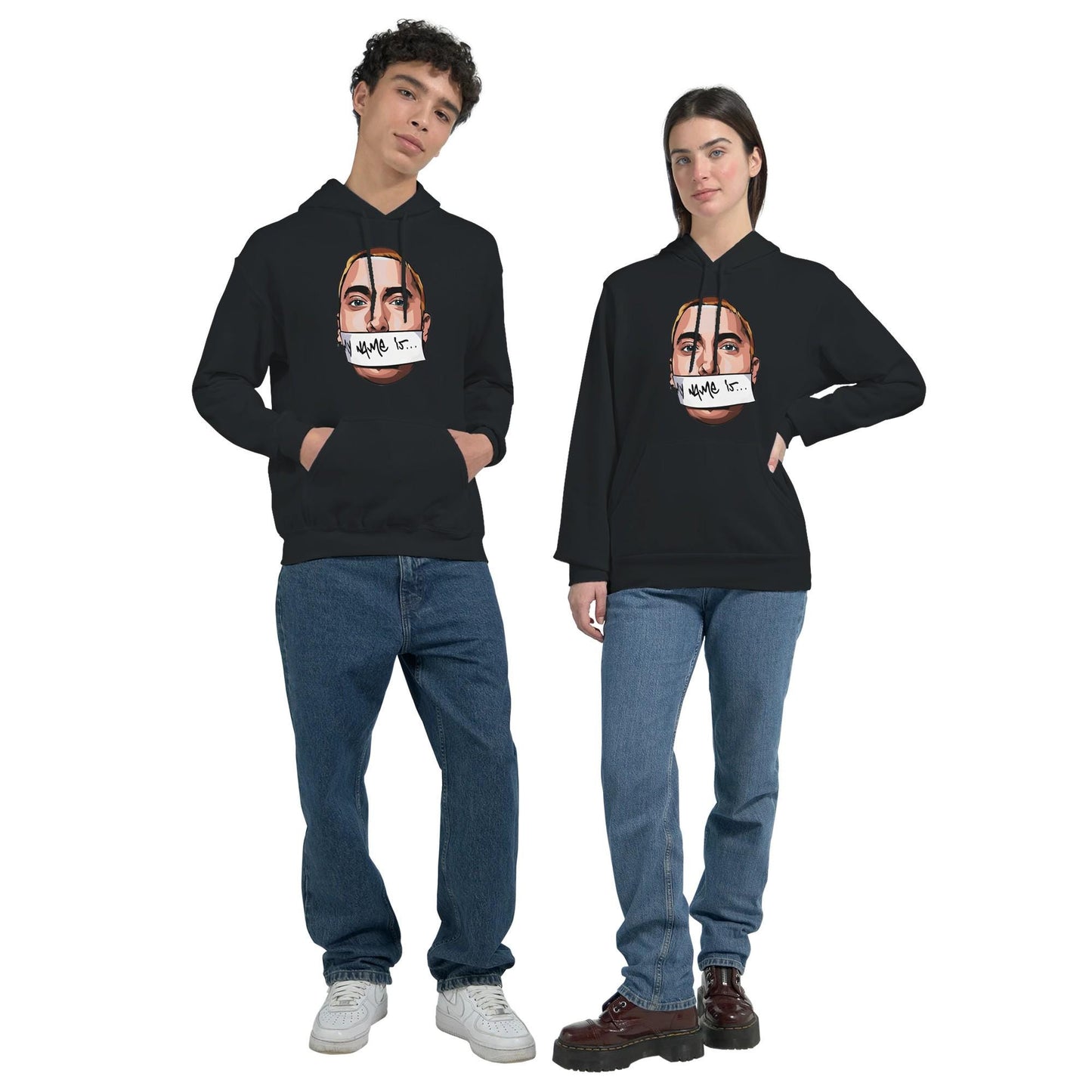 Eminem Hoodie Rap God Unisex Gildan 18500, Eminem Vintage Inspired Hoodie, Eminem Retro Adult Hoodie, Slim Shady Merch,Birthday Gift