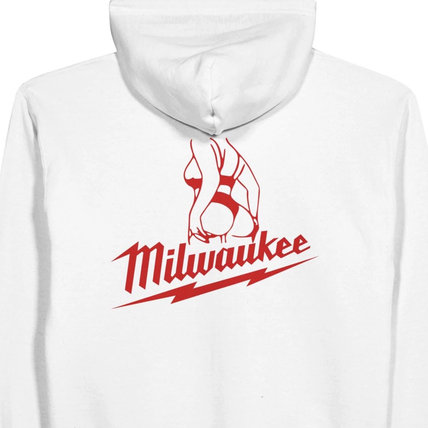 Milwaukee Girl Zip Hoodie, Milwaukee Tools Adult Unisex College Hoodie, Hot Girl Mechanic Sweatshirt, Gift for Mechanics, Garage Work Hoodie