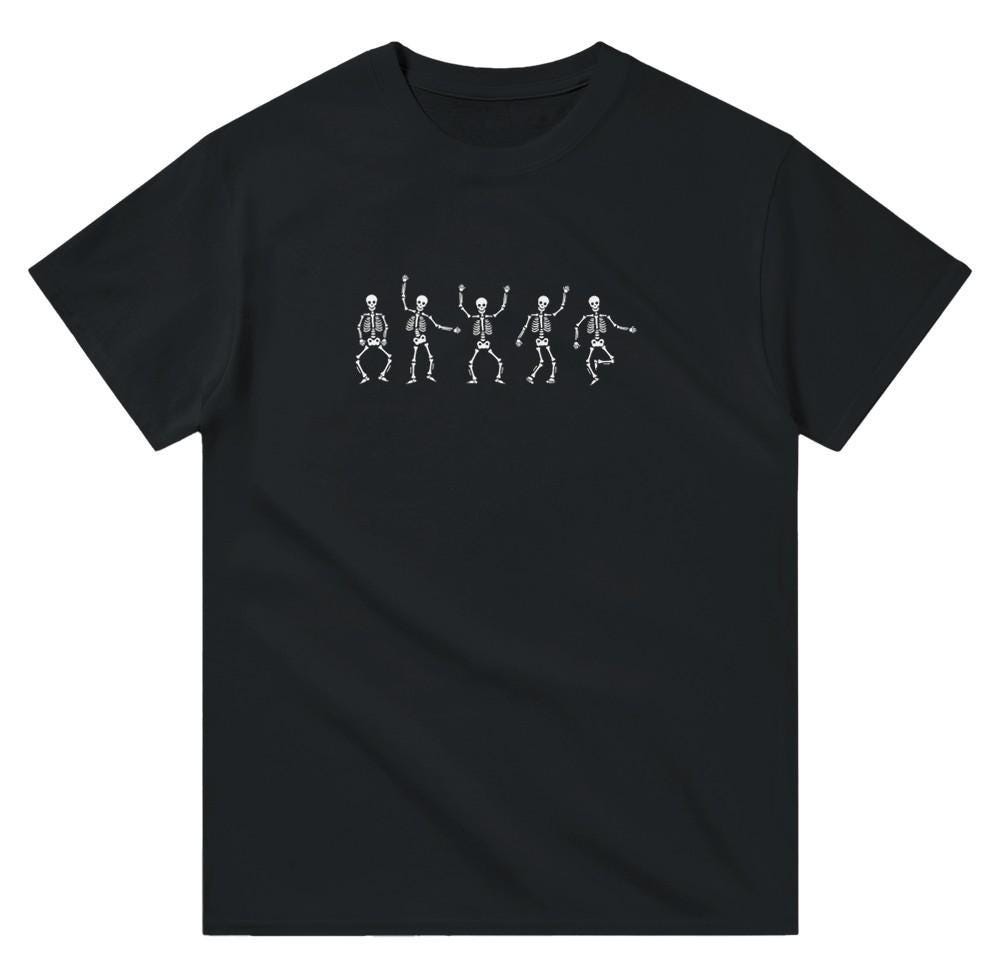 Fall Shirt, Dancing Skeleton Shirt, Happy Halloween T-shirt, Halloween Tee Sweatshirt, Halloween Costume Shirt, Womens Halloween Shirt Gift