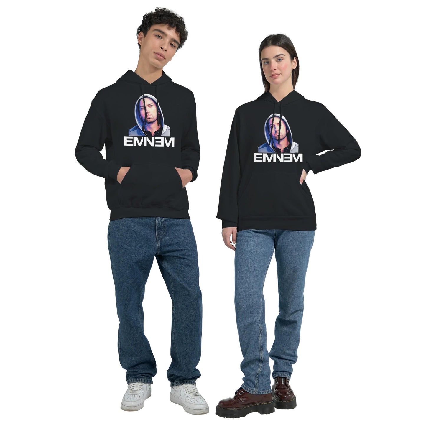 Eminem Rap God Unisex Hoodie Adult, Eminem Vintage Inspired Hoodie, Gildan 18500, Eminem Retro Adult Hoodie, Slim Shady Merch,Birthday Gift