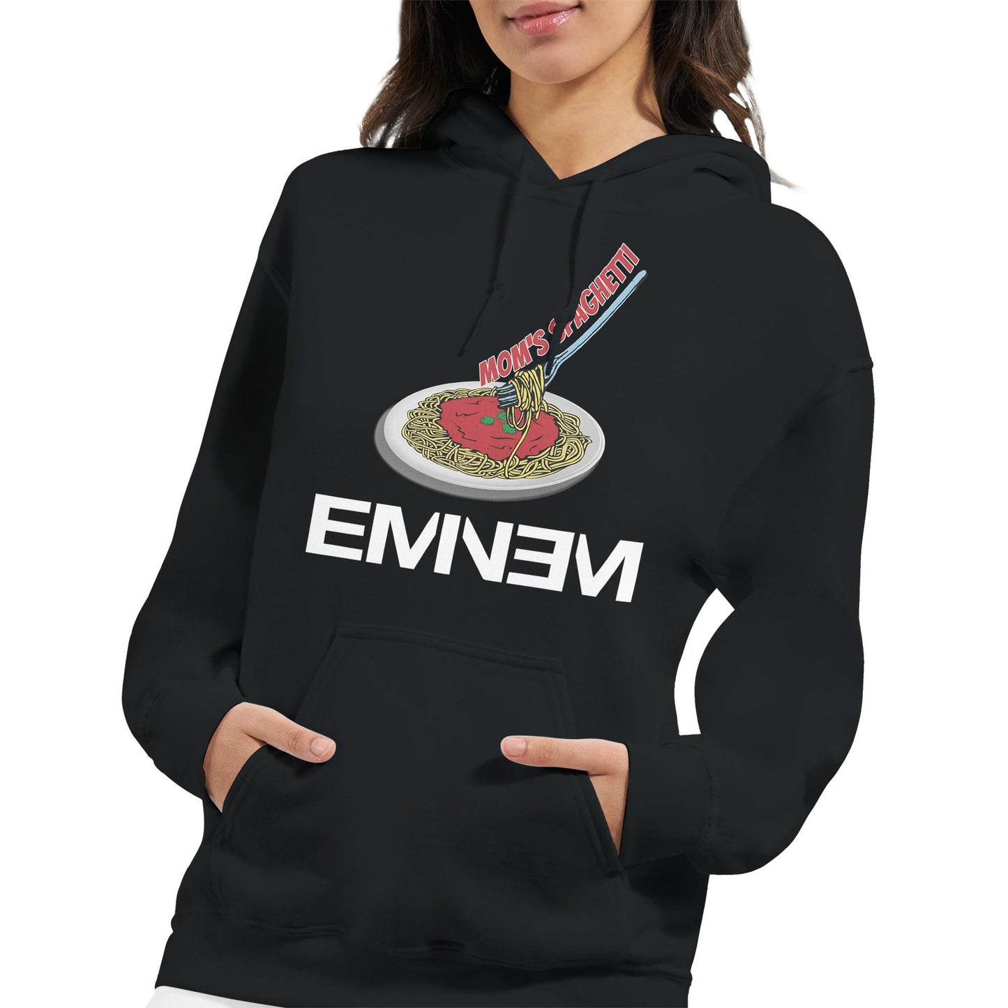 Eminem Mom's Spaghetti Rap God Unisex Hoodie Adult, Eminem Vintage Inspired Hoodie, Gildan 18500, Eminem Retro Adult Hoodie,Birthday Gift