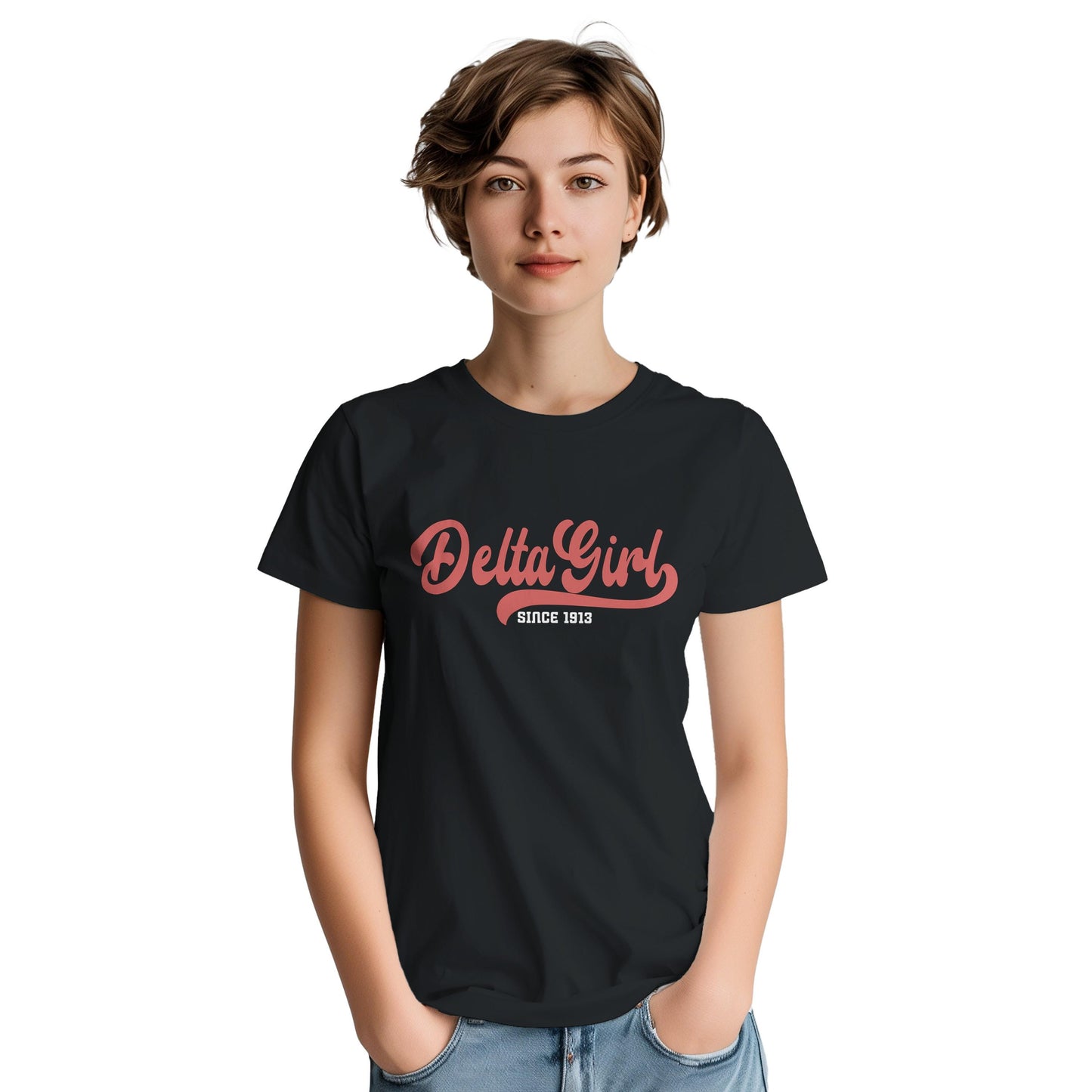 Delta Sorority DST 1913 Sigma Theta Paraphernalia Delta Girl T-shirt