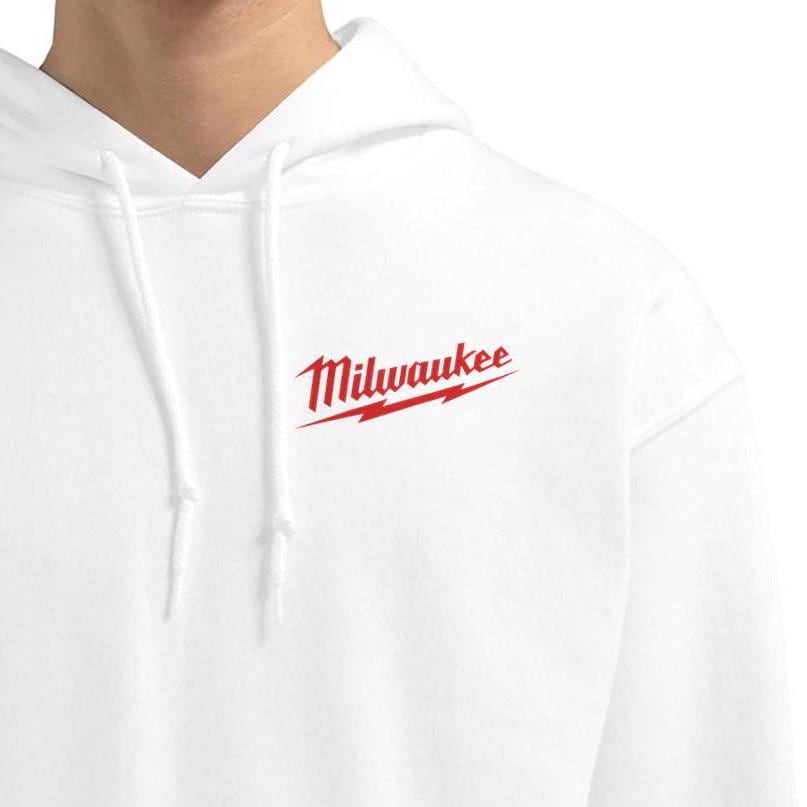 Milwaukee Girl Hoodie, Milwaukee Tools Adult Unisex College Hoodie, Hot Girl Mechanic Sweatshirt, Gift for Mechanics, Garage Work Pullover