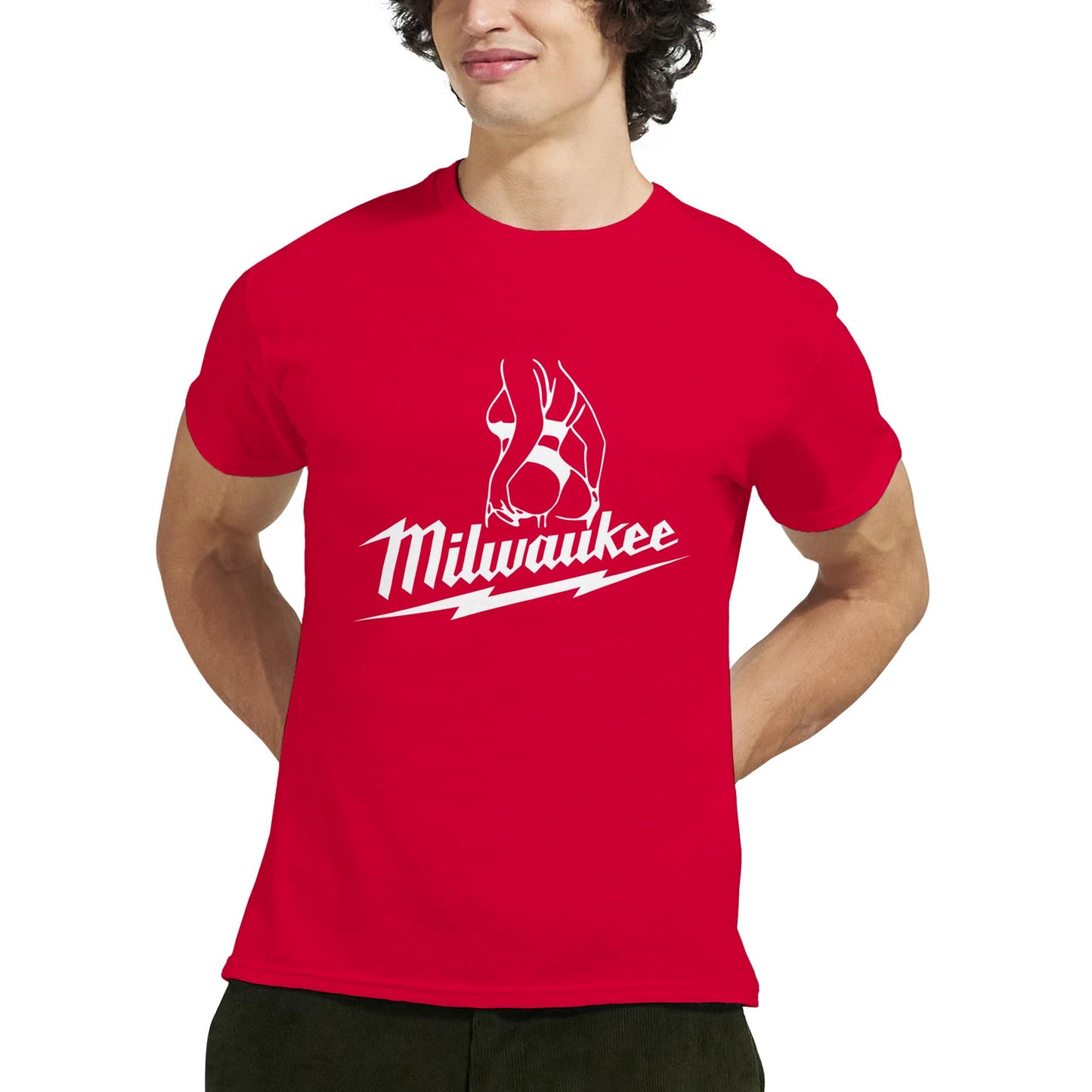 Milwaukee Girl Shirt, Milwaukee Tools Adult Unisex College Tshirt, Hot Girl Mechanic T-shirt, Gift for Mechanics, Garage Work T Shirt