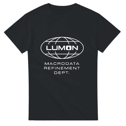 Macrodata Refinement Lumon T-Shirt, Lumon Industries Company Tee Shirt, Gildan 5000 Premium Heavyweight Lumon Shirt