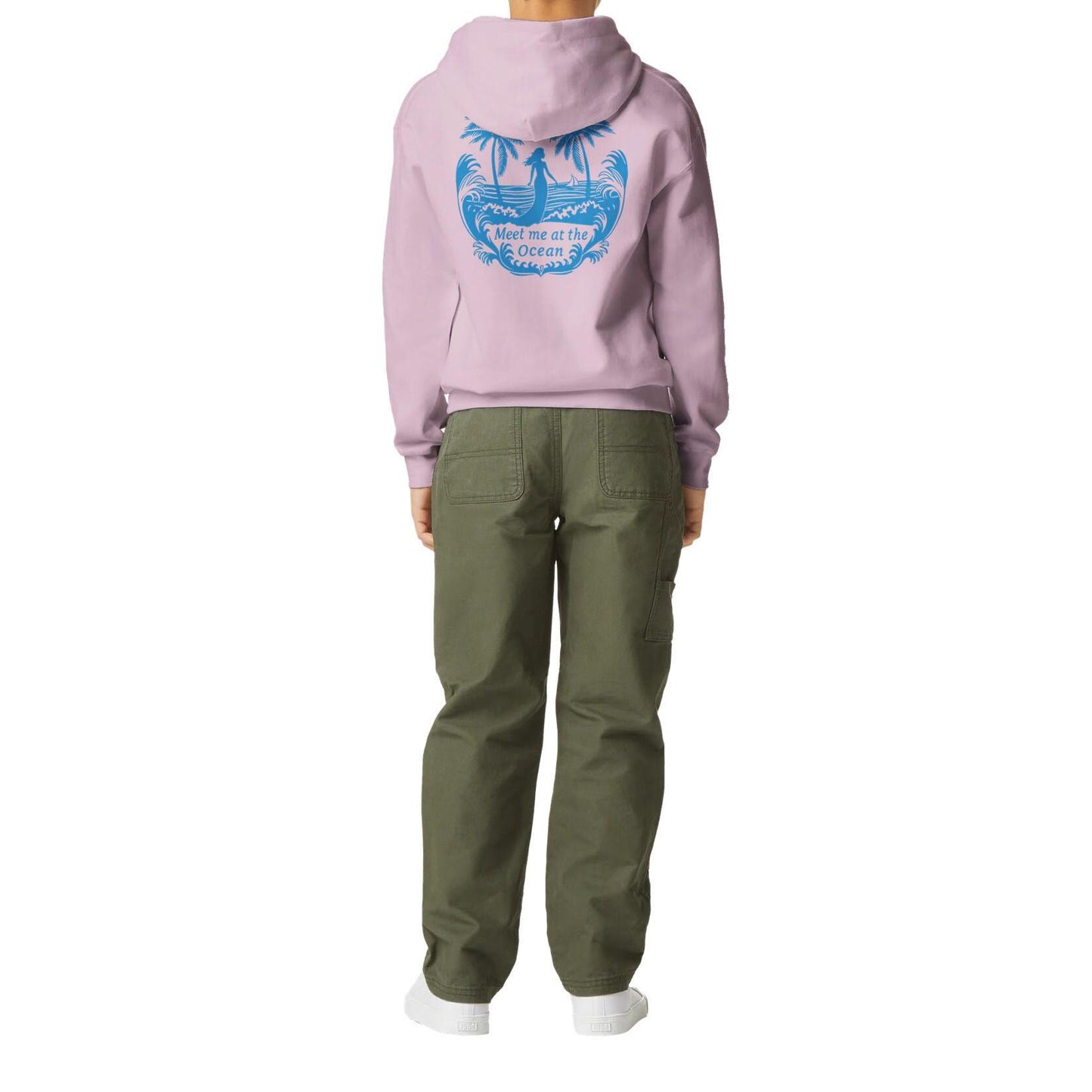 Meet Me at The Ocean Youth Hoodie Gildan SF500B