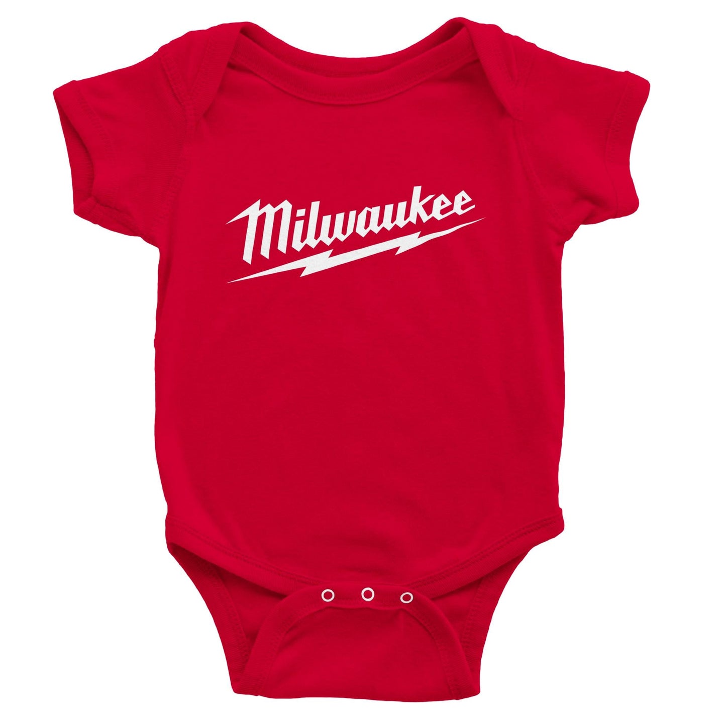 Milwaukee Tool Inspired Baby Onesie, Unique Toddler Birthday Bodysuit Gift, Funny Outfit