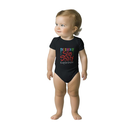 Eminem Onesie Baby Bodysuit, Rap God Baby Short Sleeve Crewneck Bodysuit