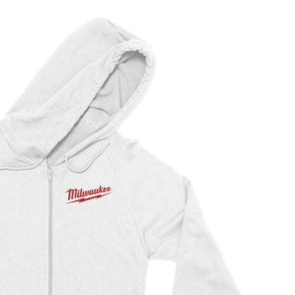 Milwaukee Girl Zip Hoodie, Milwaukee Tools Adult Unisex College Hoodie, Hot Girl Mechanic Sweatshirt, Gift for Mechanics, Garage Work Hoodie