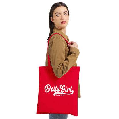 Delta Sorority Tote Bag DST 1913 Sigma Theta Paraphernalia Delta Girl