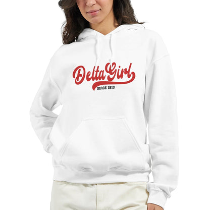 Delta Sorority DST 1913 Sigma Theta Paraphernalia Delta Girl Hoodie