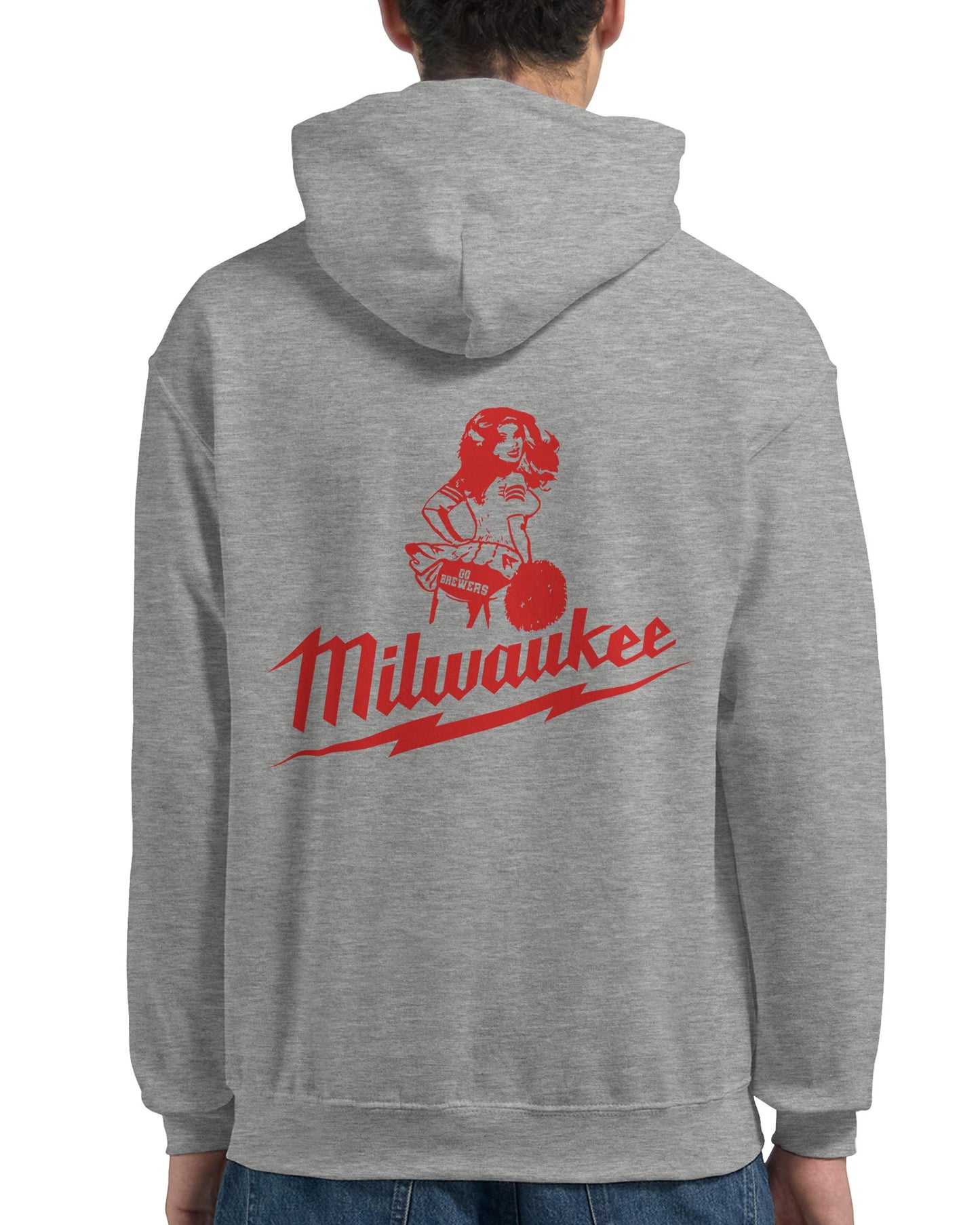 Milwaukee Girl Hoodie, Milwaukee Tools Adult Unisex College Hoodie, Hot Girl Mechanic Sweatshirt, Gift for Mechanics, Garage Work Pullover