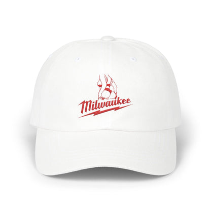 Milwaukee Girl Hat Cap, Milwaukee Tools Cap, Hot Girl Mechanic White Black Colour Cap, Gift for Mechanics, Garage Work