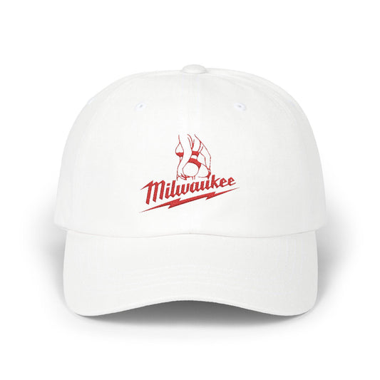 Milwaukee Girl Hat Cap, Milwaukee Tools Cap, Hot Girl Mechanic White Black Colour Cap, Gift for Mechanics, Garage Work