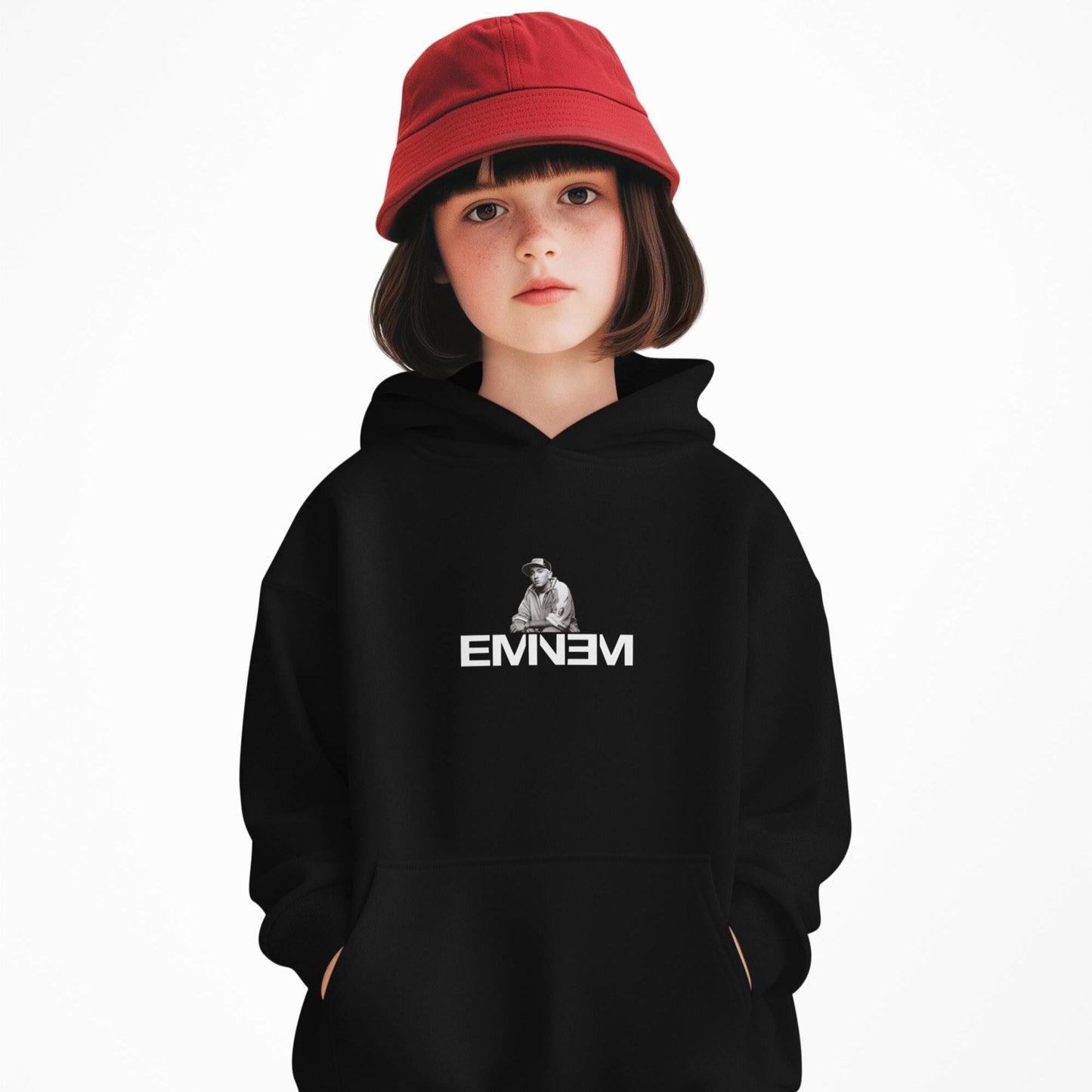 Youth Eminem Rap God Unisex Hoodie, Eminem Vintage Inspired Hoodie, Gildan 18500B, Eminem Retro Youth Hoodie, Slim Shady Merch,Birthday Gift