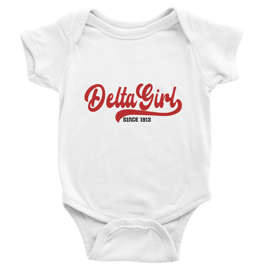 Delta Girl Baby Onesie, Unique Toddler Birthday Bodysuit Gift, Funny Outfit