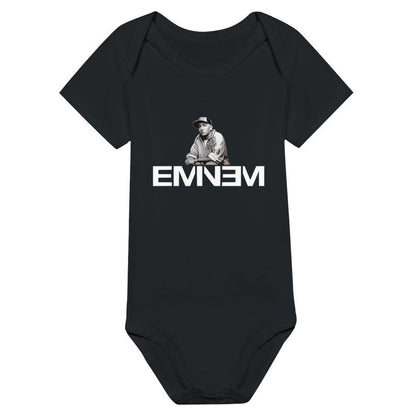 Eminem Baby Bodysuit, Rap God Baby Short Sleeve Crewneck Bodysuit