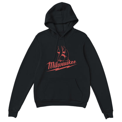 Milwaukee Girl Hoodie, Milwaukee Tools Adult Unisex College Hoodie, Hot Girl Mechanic Sweatshirt, Gift for Mechanics, Garage Work Pullover