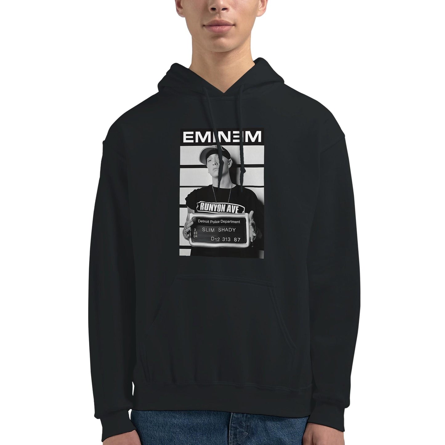 Eminem Merchandise Rap God Unisex Hoodie Adult, Eminem Vintage Inspired Hoodie, Gildan 18500, Eminem Retro Adult Hoodie, Birthday Gift