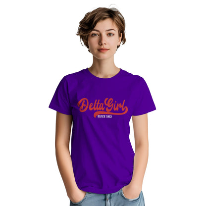 Delta Sorority DST 1913 Sigma Theta Paraphernalia Delta Girl T-shirt