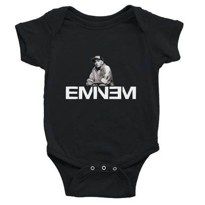 Eminem Baby Bodysuit, Rap God Baby Short Sleeve Crewneck Bodysuit