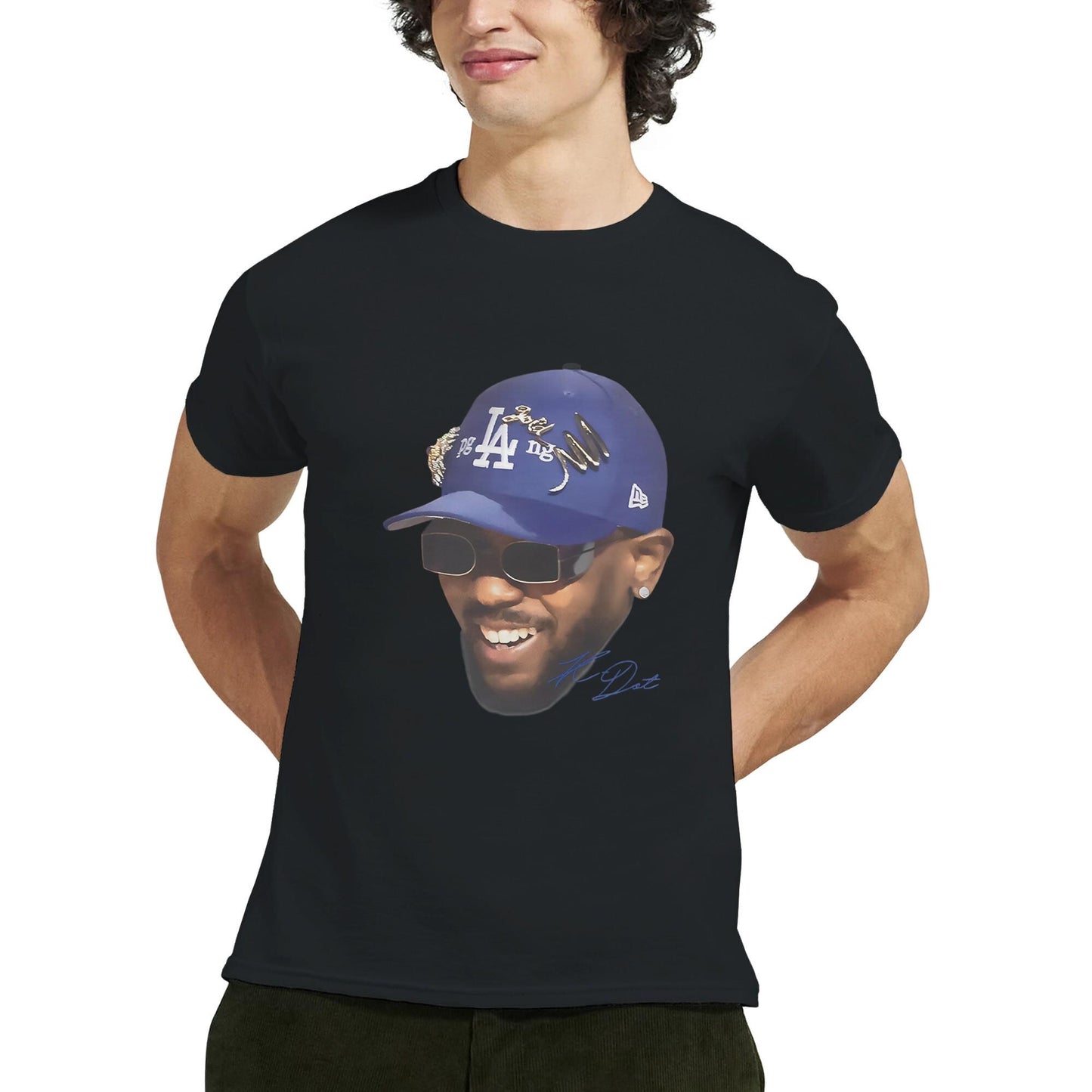 Kendrick Lamar T-shirt Vintage Rap Tee Hip Hop J Cole Drake Concert Tour Merch Y2K Tupac Kanye Playboi Carti Travis Scott Big Face Graphic