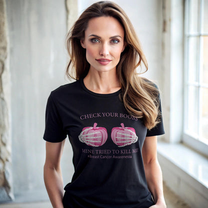 Breast Cancer Shirt, Cancer Awareness, Breast Cancer T-shirt, Cancer Survivor, Bella Canvas 3001 Shirt