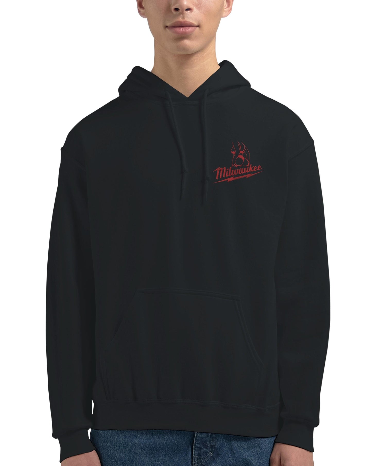 Milwaukee Girl Embroidery Hoodie, Milwaukee Tools Adult Unisex College Hoodie, Hot Girl Mechanic Sweatshirt, Gift for Mechanics, Garage Work